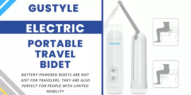 GUSTYLE Electric Portable Travel Bidet