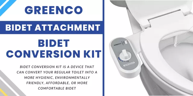 Greenco Bidet Attachment for Toilet – Conversion Kit for toilet