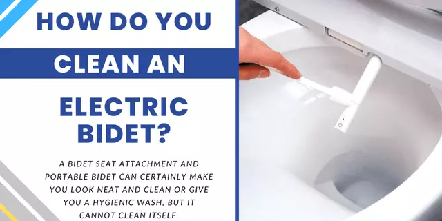 How do you clean an electric bidet