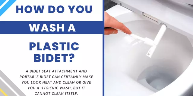 How do you wash a plastic bidet