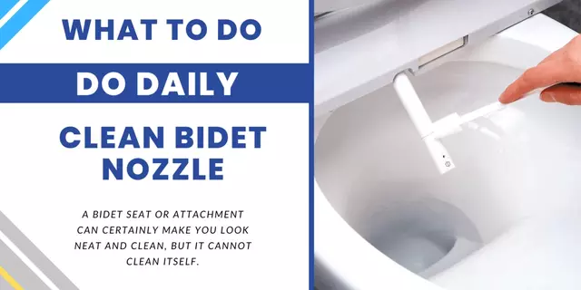 How to clean a Bidet Daily