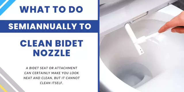 How to clean a Bidet Semiannually