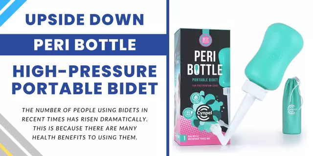 Upside Down Peri Bottle High-Pressure Portable Bidet