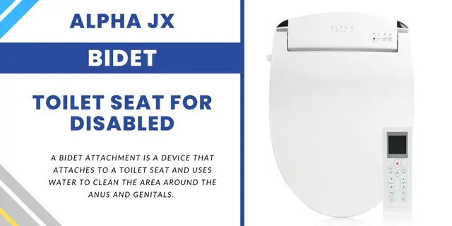 Alpha Jx Bidet Toilet Seat for Disabled