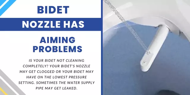 Bidet Nozzle has Aiming Problems