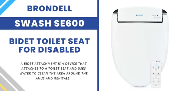 Brondell Swash SE600 Bidet Toilet Seat for Disabled