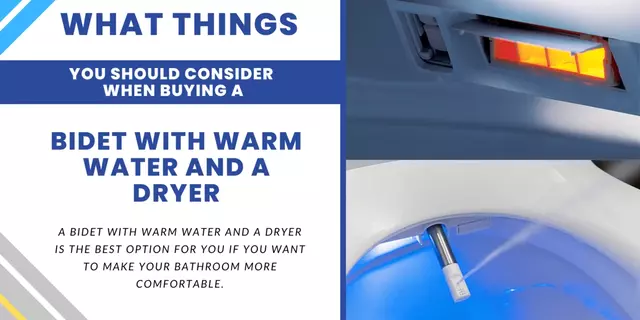 bidet with warm water and a dryer buying guide