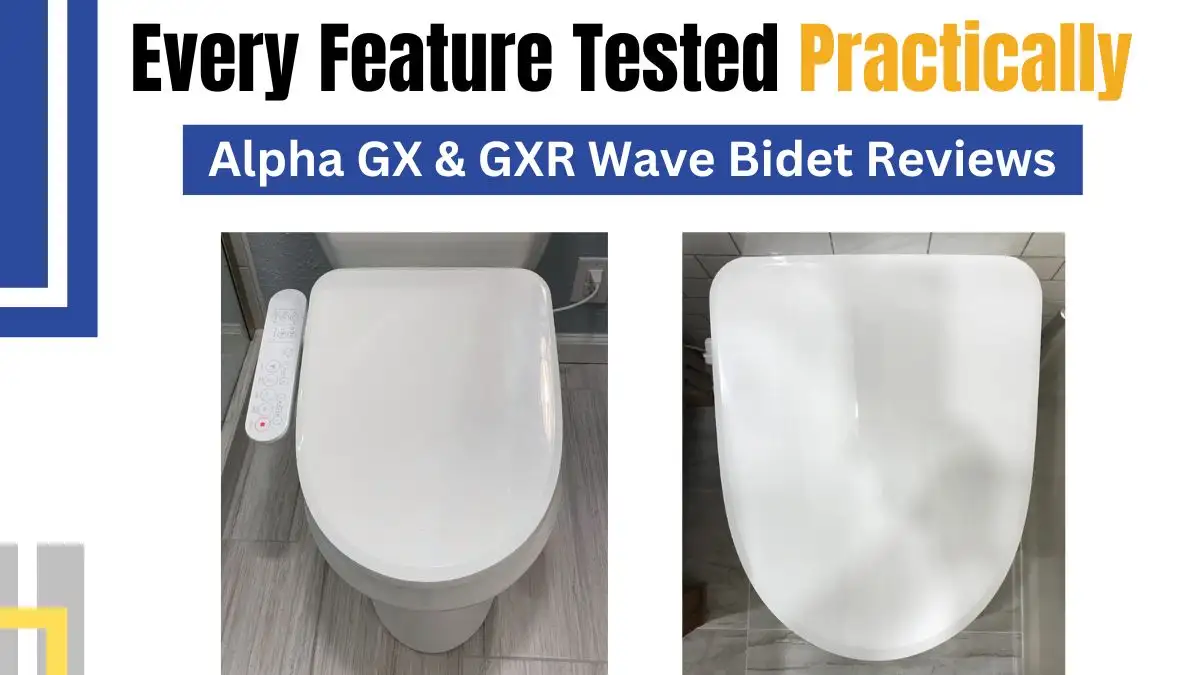 Alpha GX & GXR Wave Bidet Reviews - Every Feature Tested Practically