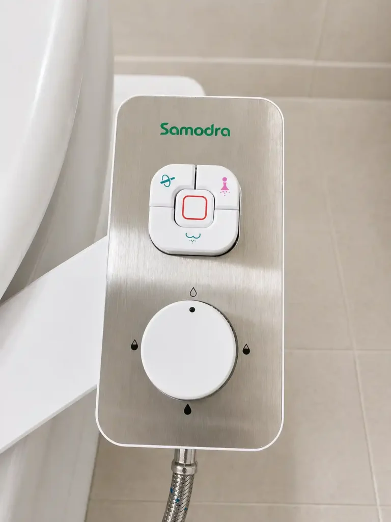 Samodra Bidet Attachment Button Panel
