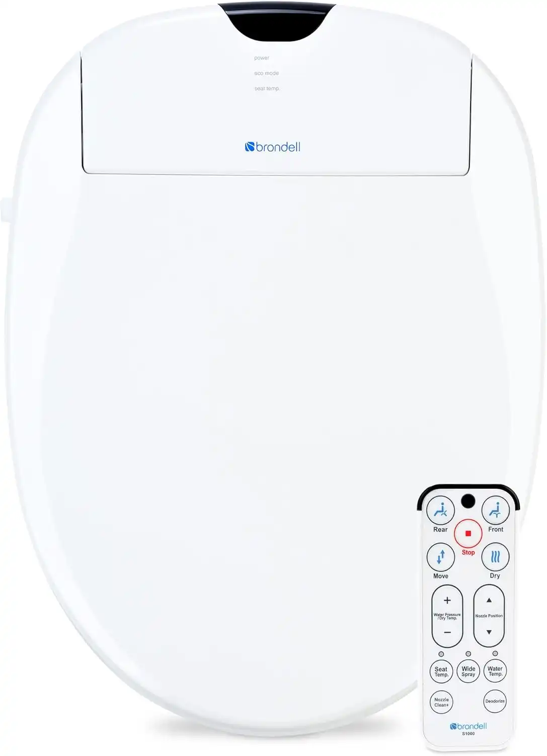 Brondell S1000-RW Swash Electric Bidet Toilet Seat